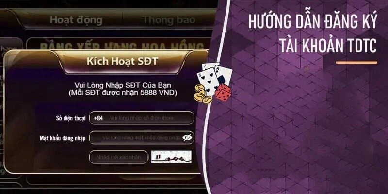 Hướng dẫn quy trình đăng ký tham gia tài xỉu TDTC